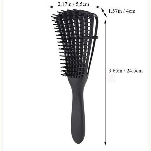 Detangling Hair Brush Scalp Comb Detangler Wet Dry Curly Natural Hair Antistatic - Picture 8 of 12