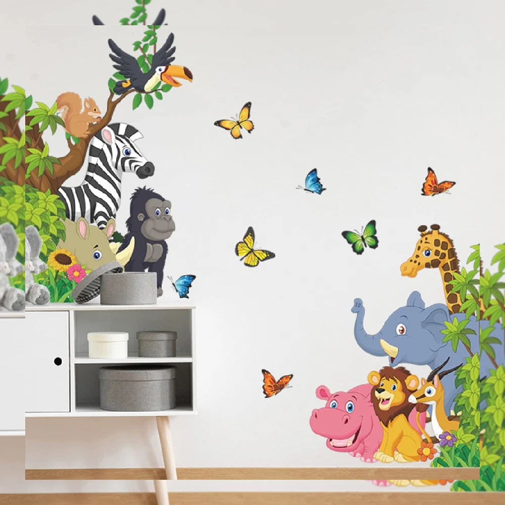 Jungle baby 2025 room decor