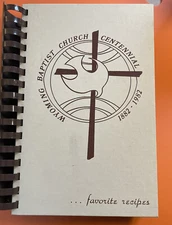 Vintage Wyoming Baptist Church Cookbook Centennial   1882 - 1982 Cincinnati OH