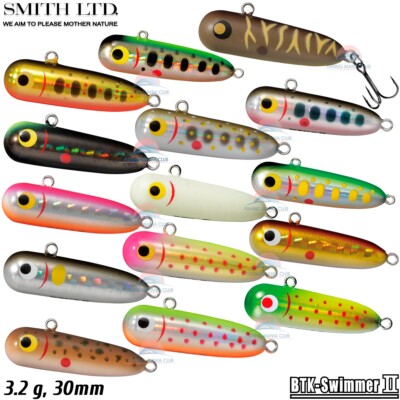 Smith BTK-SWIMMER II 3.2 g 30 mm Trout Stickbait Assorted Colors