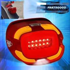 For Harley Davidson Softail Electra Red Integrated LED Tail Light Lamp Signal