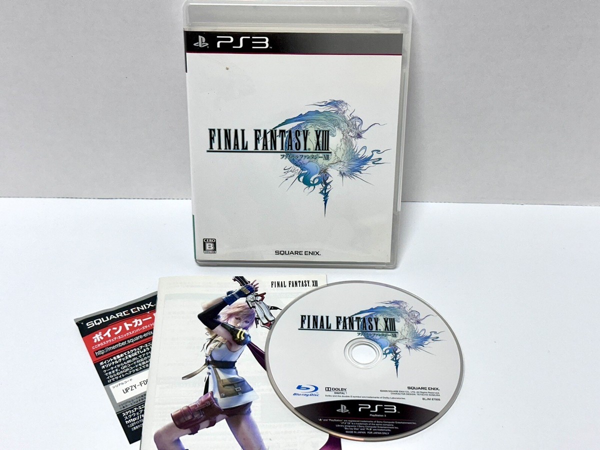 Final Fantasy XIII PS3 PlayStation 3 Japanese - Japan Import US
