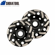 Diamond Grinding Wheel 4''/5'' Rhombus-Shaped Abrasive Wheel Sanding Disc Marble