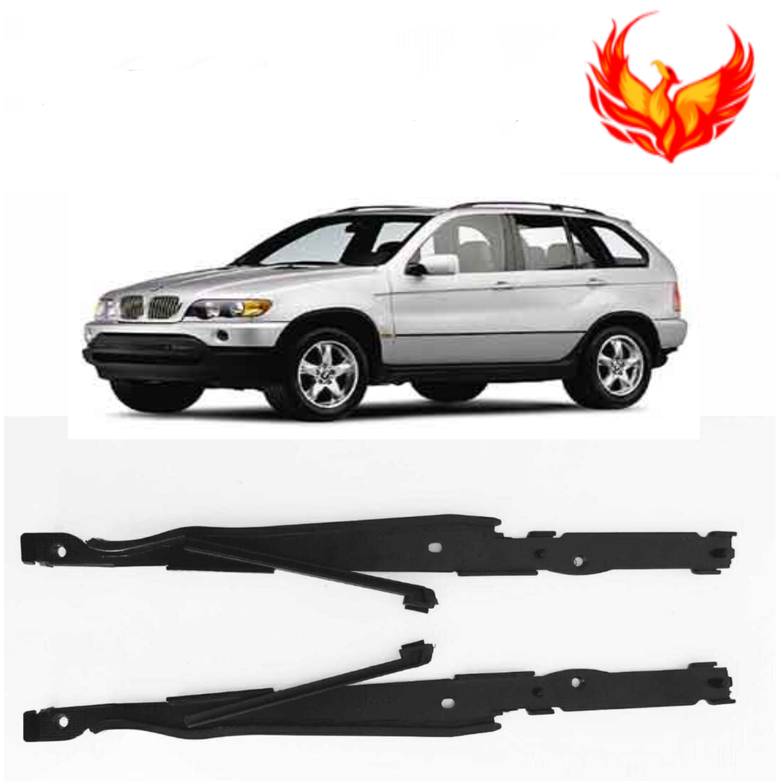 Fits 20002006 BMW X5 E53 Panoramic Sunroof Repair Runner Arms Kit eBay