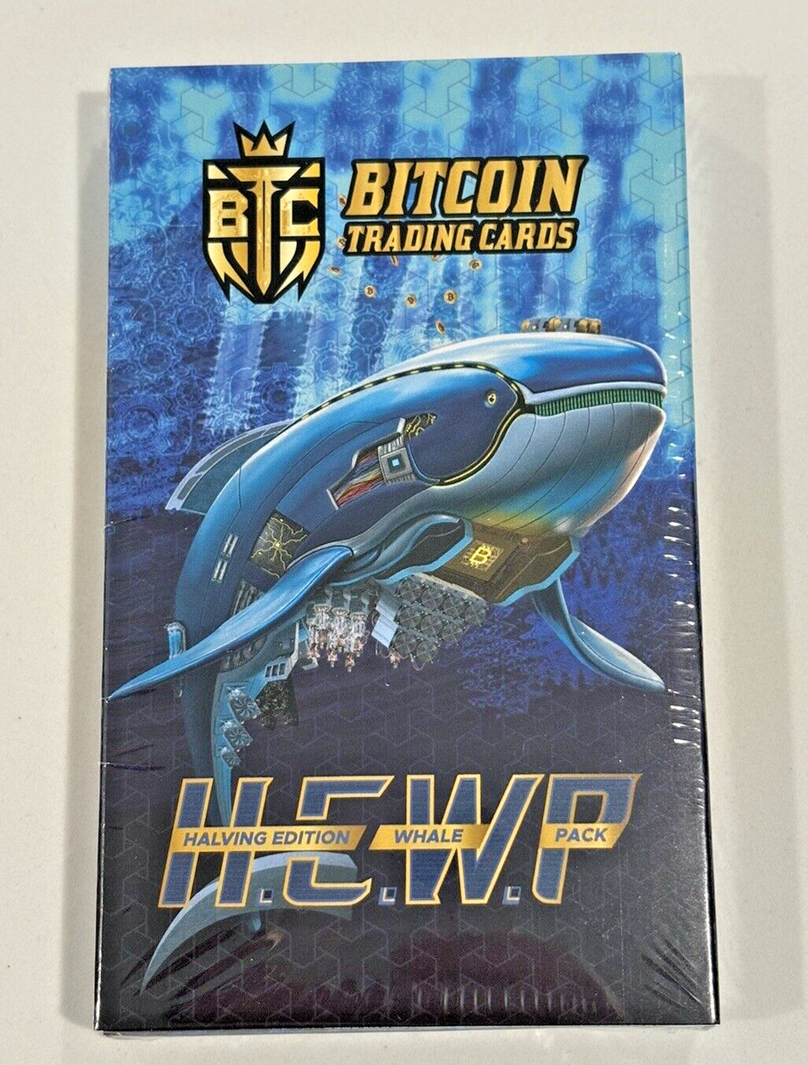 (1) Sealed Pack 2024 Bitcoin Trading Cards BTCTC WHALE Halving Edition