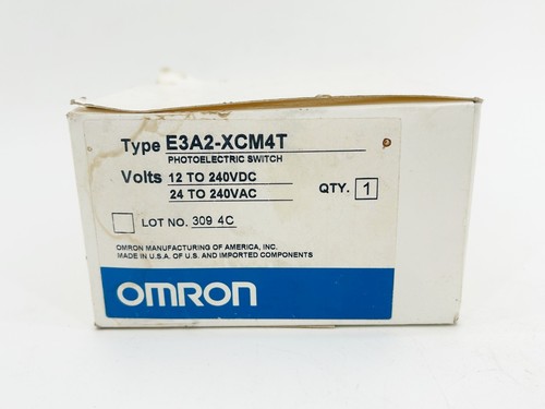 Nuevo Sensor Fotoeléctrico Omron E3A2-XCM4T Fibra Óptica 240VDC - Imagen 8 de 8