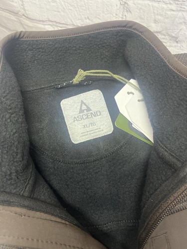Ascend Xploration Cabela's Fleece Vest Zippered Pockets Men's Brown XL NWT - Picture 2 of 6