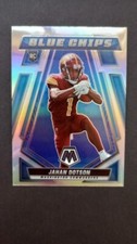 Jahan Dotson 2022 Mosaic Blue Chips Silver Prizm Rookie #11