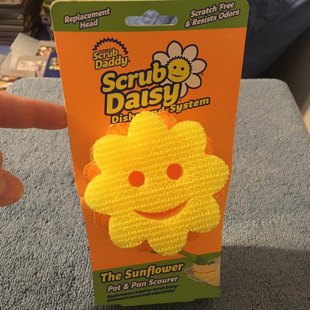 Scrub Daddy Scrub Daisy Replacement Daisy Scrubber Sponge Head Refill Heavy Duty