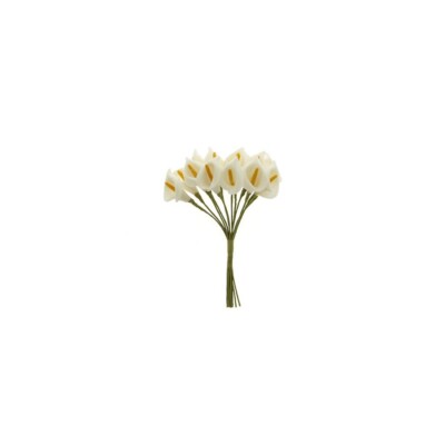 144 Calle Artificiali Piccole In Plastica - Teste Di Fiori Per Decorazioni E Bouquet Fai Da Te