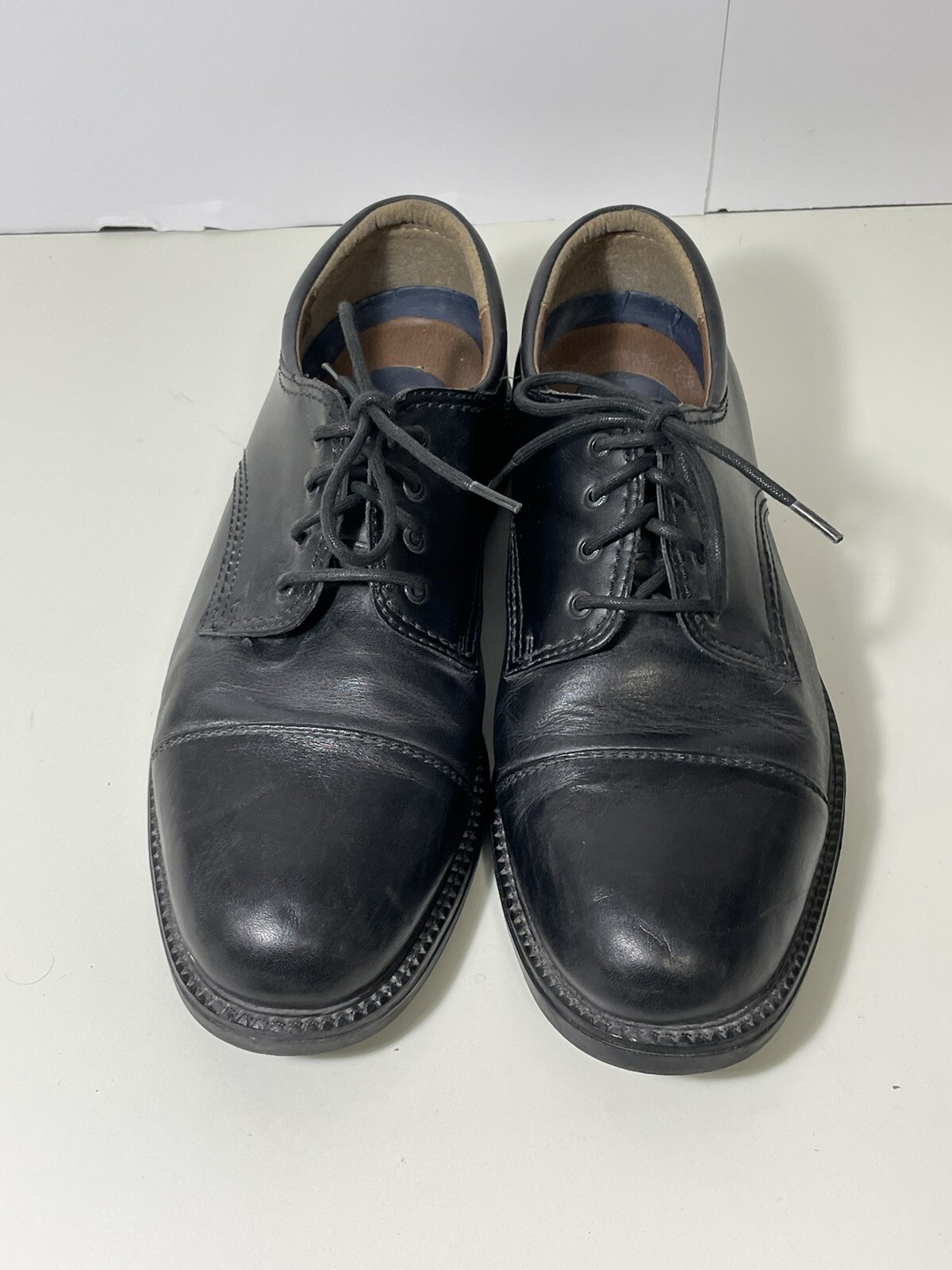 SAOLA DOCKERS scarpe da derby Oxford da uomo 9 5M in pelle nera