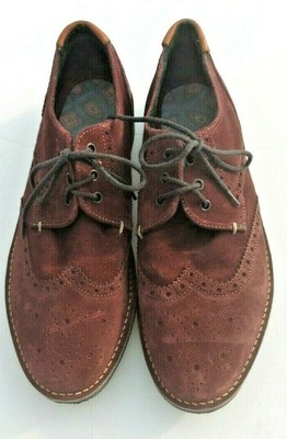 Ted Baker Men's Burgundy Suede Derby 