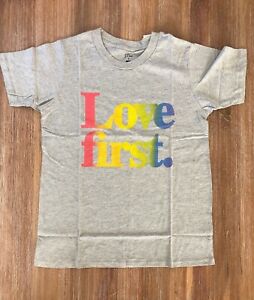 J Crew X Human Rights Women S Love First T Shirt Gray Mult Sizes Nwt Ebay