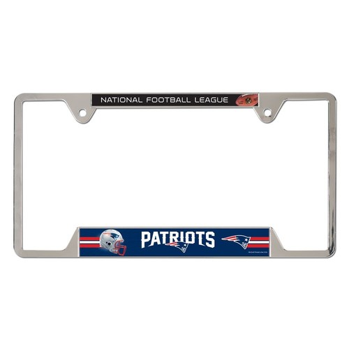 NWT NFL Assorted Teams Wincraft Chrome Plated License Plate Frames 12" x 6" NEW! - Picture 20 of 33