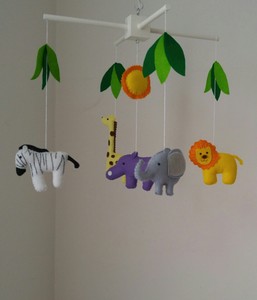 jungle nursery mobile