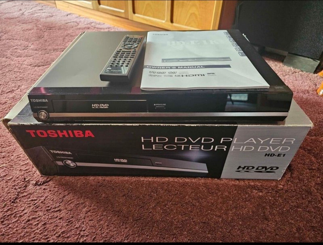 TOSHIBA HD DVD Player HDE1KE Fully Working HDMI Remote Manual