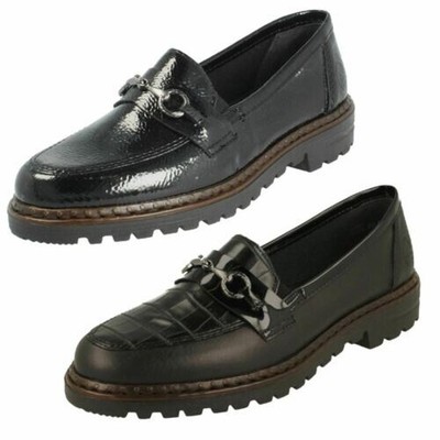 Ladies Rieker 54862 Slip On Loafers