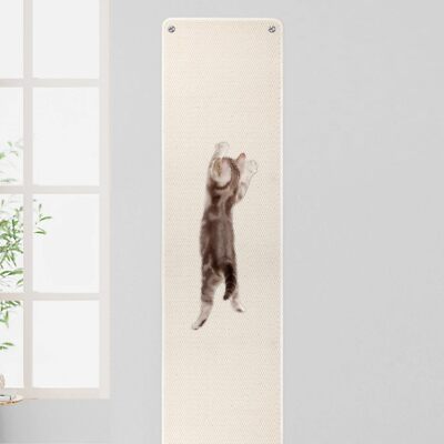 71x15.8 Thickened Cat Wall Climbing Carpet with 16 Fixed Nails Extra Large Ta...