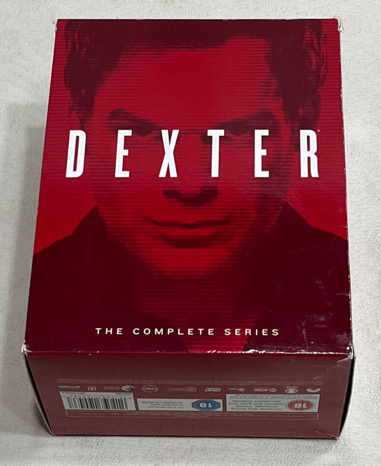 DEXTER : The Complete Series 1 - 8 - 33 Disc DVD Boxset In Vgc