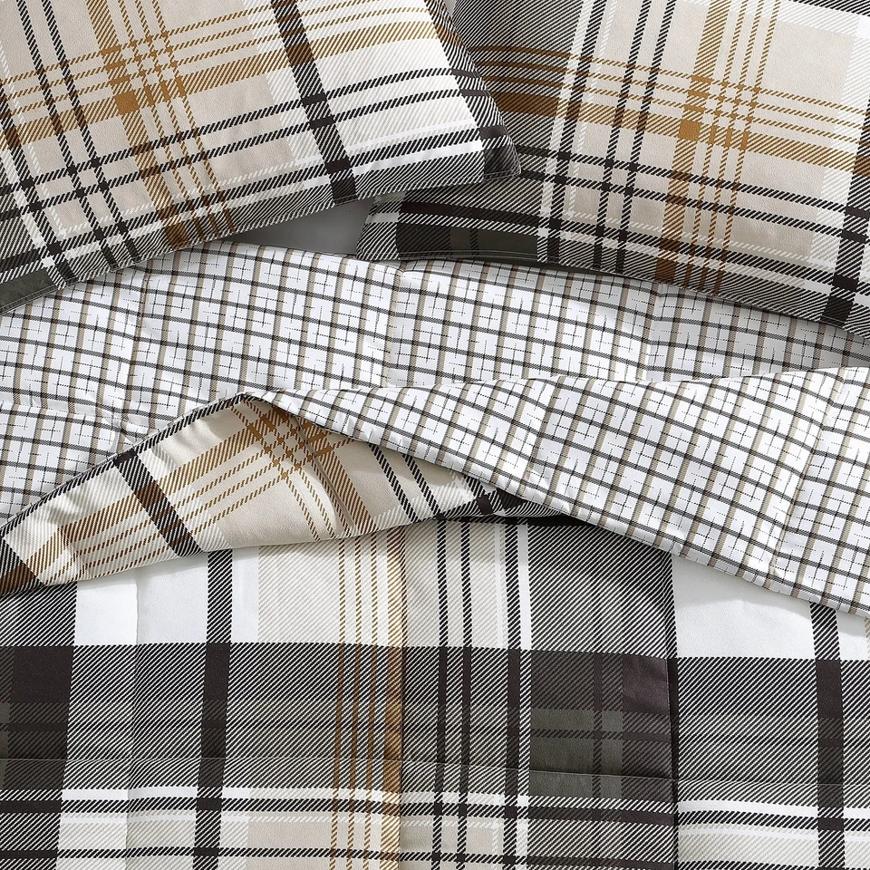 Eddie Bauer - King Comforter Set, Plaid Reversible Bedding, Stylish & Warm Ho... - Image 3 of 4