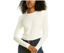 NWT New Danielle Bernstein Open Back Cotton Ivory Bodysuit Size XS