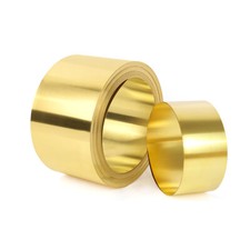 1 Meter Length Brass Sheet Roll Metal Foil Plate 0.05-1mm Thick 10 -100mm Width