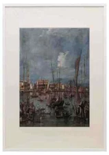 Guardi Francesco The Molo And The Riva Degli Schiavoni From The Bacino Di San M