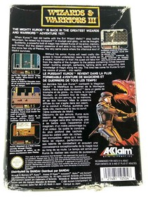 Nintendo NES Leerkarton Wizards & Warriors III KEIN SPIEL Blitzversand und Sendungsverfolgung