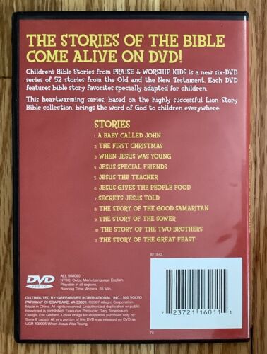 Praise & Worship Kids • When Jesus Was Young • Children's Bible Stories DVD - Imagen 2 de 2