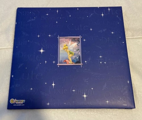 Sandylion Tinkerbell Disney Blue/Purple Scrapbook Photo Album 12.5" x 13.5" - Picture 2 of 10