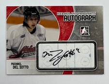 2007 In The Game Michael Del Zotto Heroes and Prospects Autograph Auto HRA4