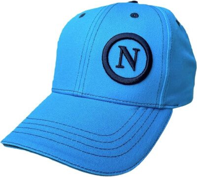 Cappello NAPOLI SSC con Visiera Articolo Ufficiale Colore Azzurro