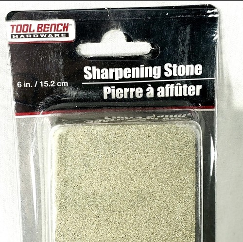 NEW Knife Sharpening Stone Doublesided Knife Sharpener Fine/Coarse Grit 6" NOS - Picture 3 of 7