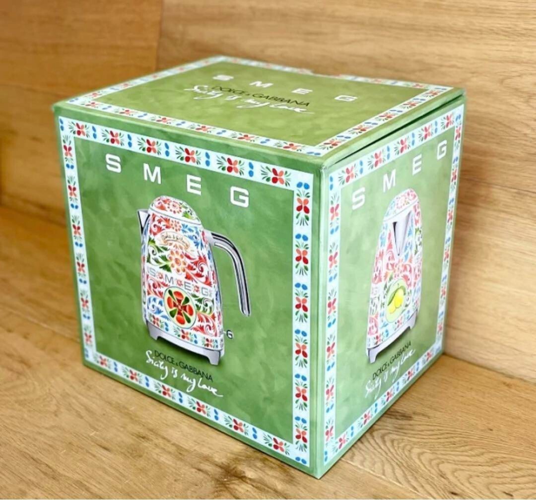 DOLCE&GABBANA × SMEG Electric Kettle Vivid Color Ultra Rare