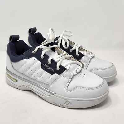 Magic32 Magic Johnson White Blue Leather Sneakers 9 Athletic Shoes Lace Up Mens Vintage Magic Johnson main image 3