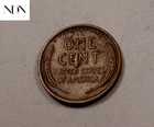 1925-S Lincoln Wheat Penny Cent - Very Fine (VF) - Extra Metal Error Rev #W209