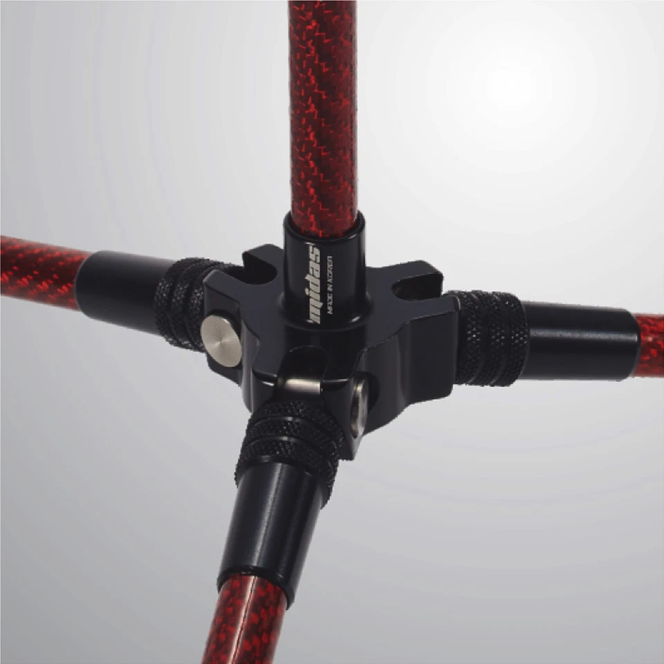 Soporte de arco de carbono Cartel Midas RX105 para arcos recurvos Foto 4 de 4