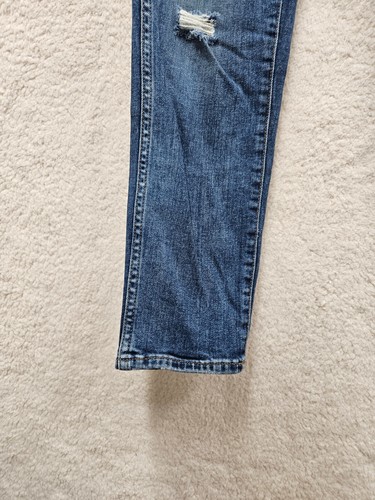Gap Kids Girls Jeans 14 Blue Cotton Blend High Rise Pencil Slim Ankle Denim - Picture 4 of 20