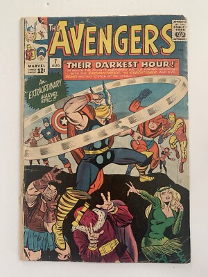 THE AVENGERS #7 1.8 GD- 1964 ENCHANTRESS BARON ZEMO APPERANCE MARVEL COMICS