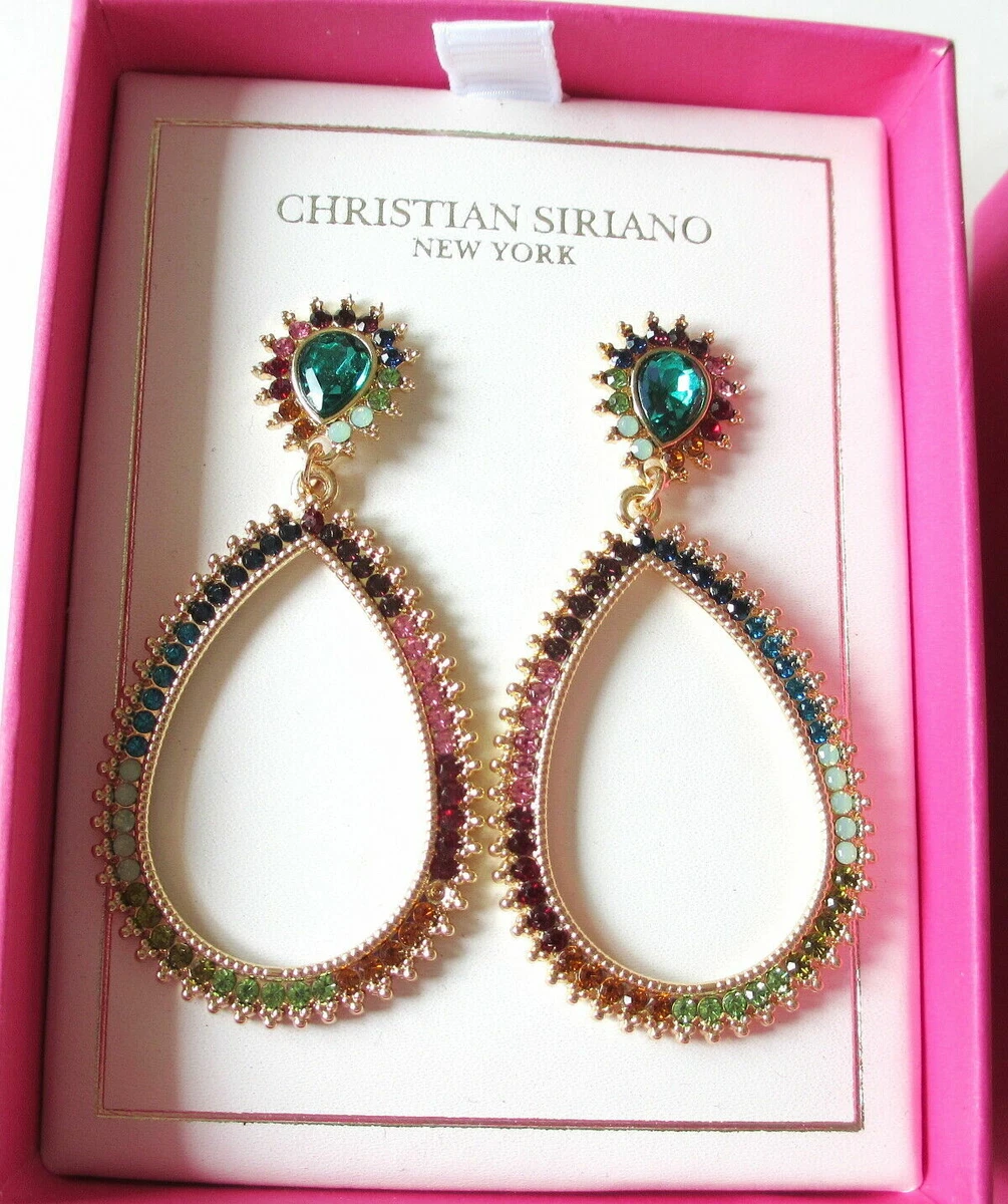 Christian siriano rainbow earrings deals