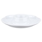 Eierbecher mit Schalenablage Rosenthal Monbijou Hotel & Restaurant weiß