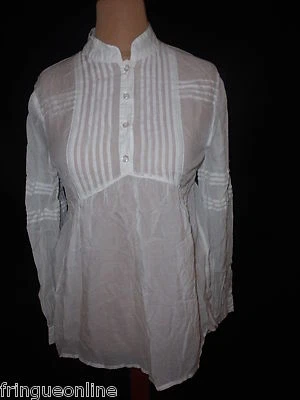 Haut SUD EXPRESS Blanc Taille L - Photo 1/4