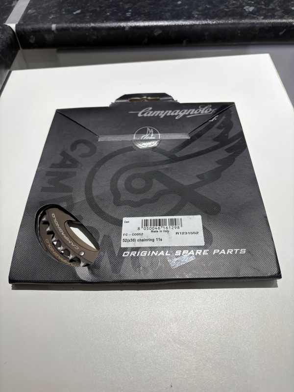 Campagnolo Chainring Set Double 5 hole 11 speed 52/36t 135 BCD