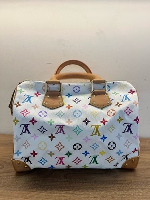 LV LOUIS VUITTON x Takashi Murakami Speedy 30 Handbag Monogram