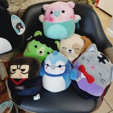 NWT Squishmallows Plush Lot 13 Pc Mixed Sizes  Characters - All New 8"-9"