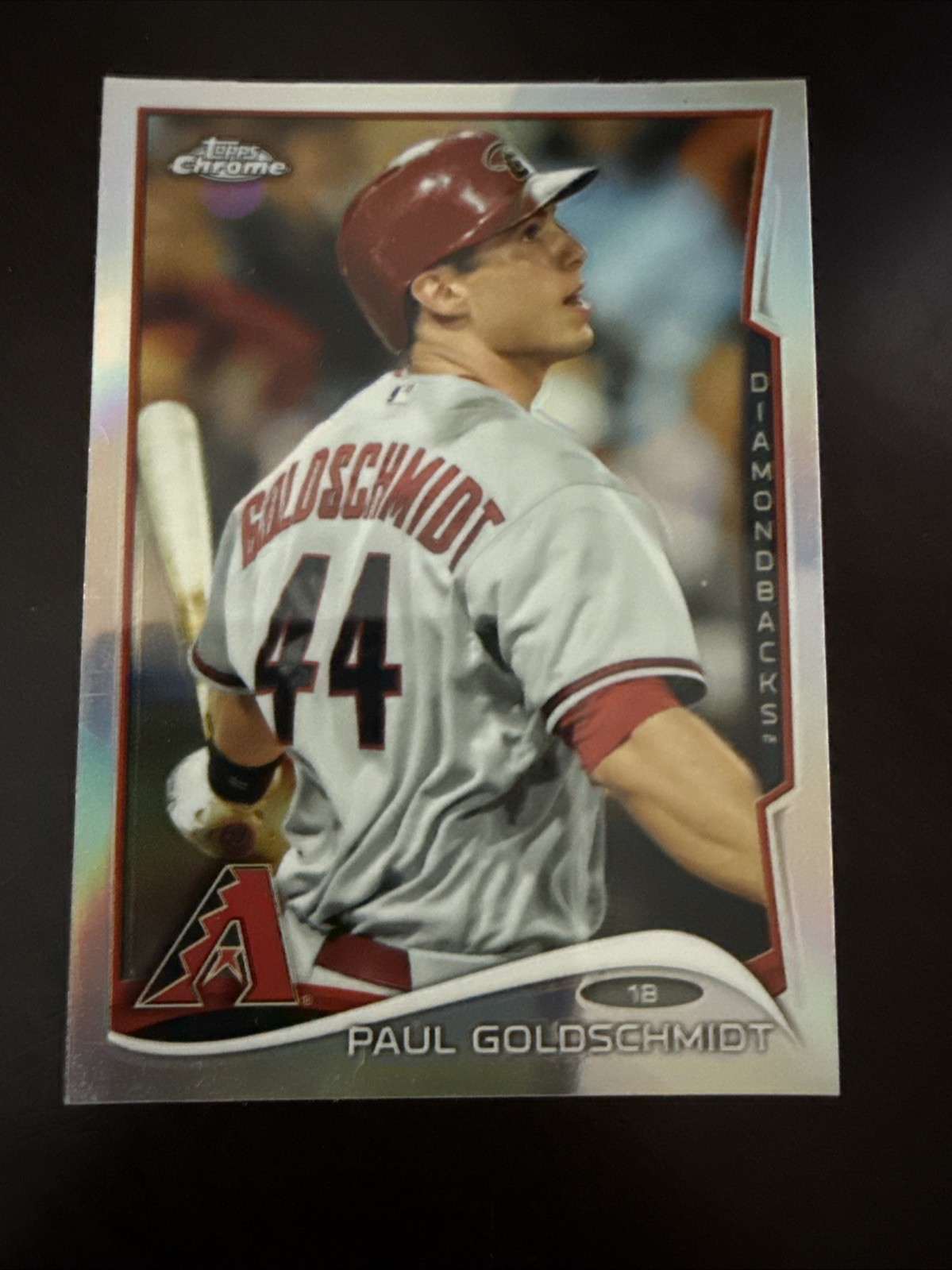 Paul Goldschmidt 2014 Topps Chrome card #125 Arizona Diamondbacks