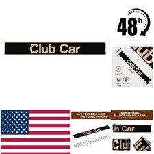 DRIVE UP Golf Cart Name Plate Decal for Club Car DS Carryall Models