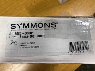 Symmons  Ultra-Sense S-6080 Faucet with  SF-239 Multi Sensor & SF-240 Solenoid