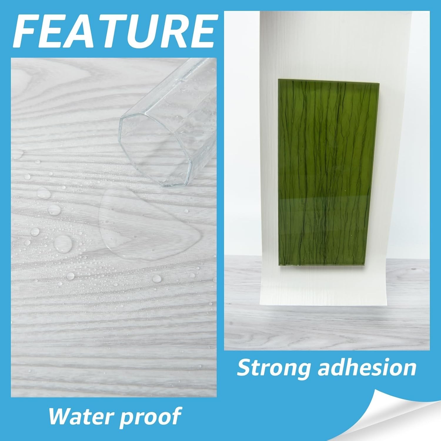 Art3d 15 Sq.ft Peel and Stick Floor Tiles, Luxury Vinyl Plank Flooring Wood Look