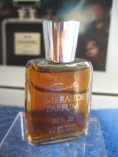 🎁198/90s Vintage Pfizer 0.22 oz **PARFUM** Coty Emeraude pure perfume